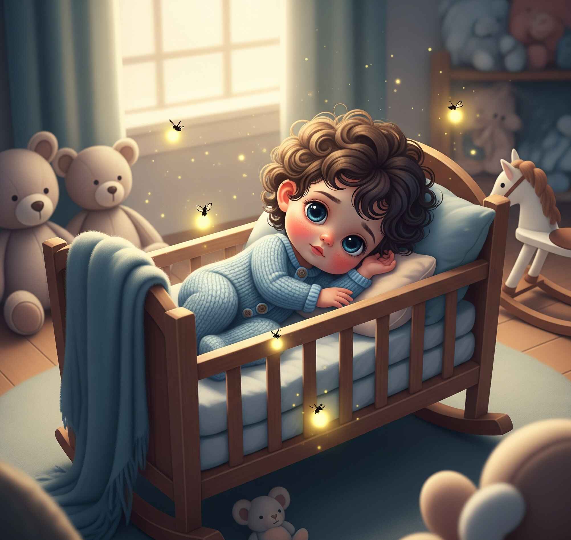 Toddler sleeping peacefully